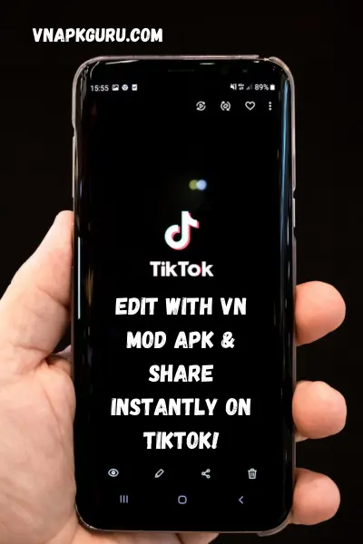 Creative TikTok video edited using VN Video Editor with smooth transitions and effects