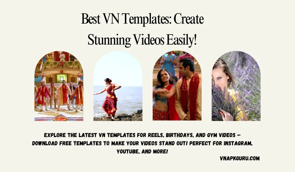 Trending VN Templates for Reels, Birthdays, and Gym Videos - Free Download